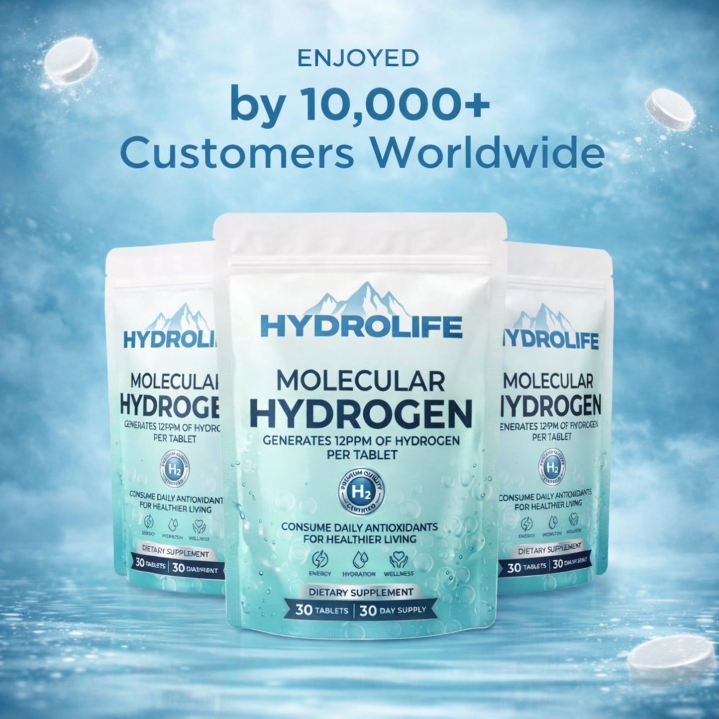 HYDROLIFE™ Hydrogen Water Tablets